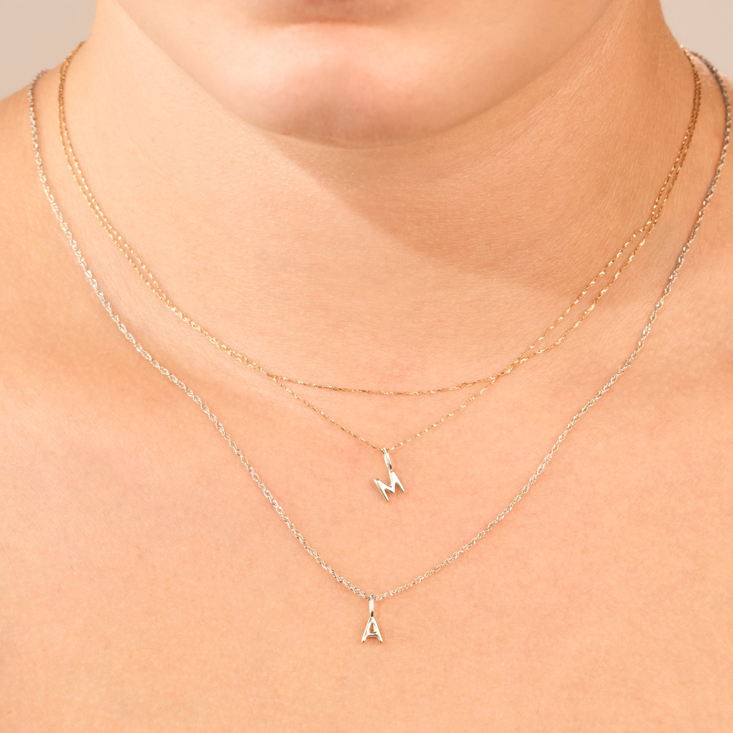 Pasta Letter Silver Charm | Catbird NYC