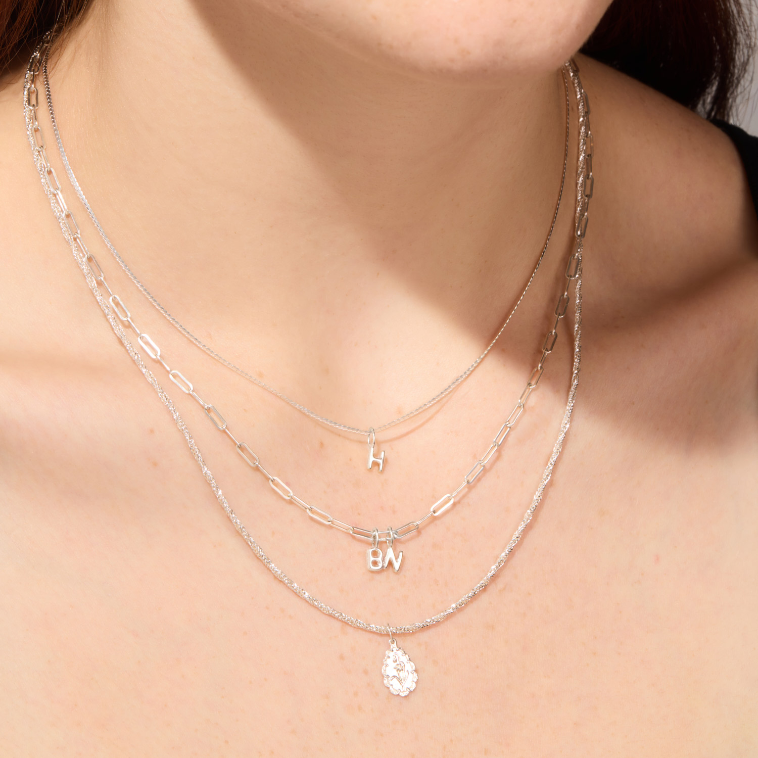 Catbird Jewelry - Pasta Letter Silver Charm