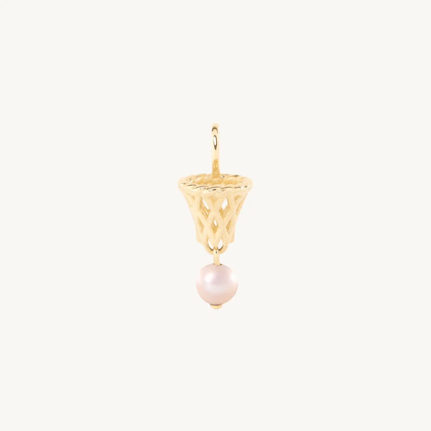 Catbird Jewelry - Perfect Shot Basketball Charm
