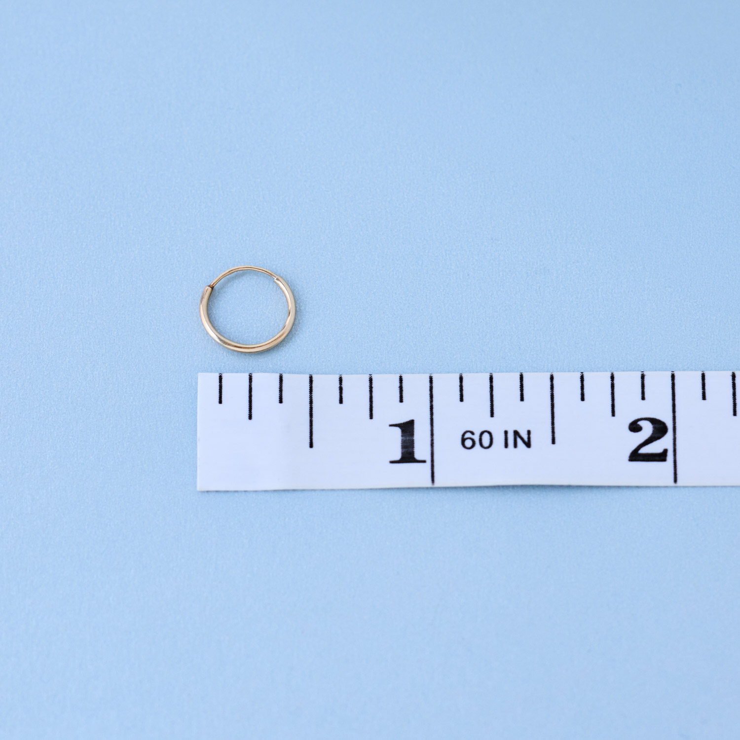 Filament Hoop, Yellow Gold (single)