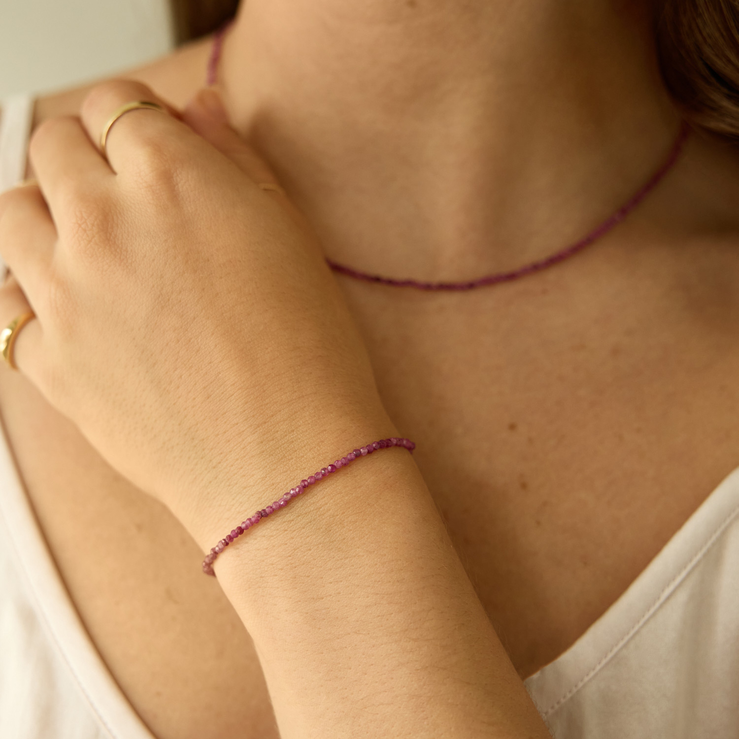 Summer Ruby Bracelet | Catbird NYC