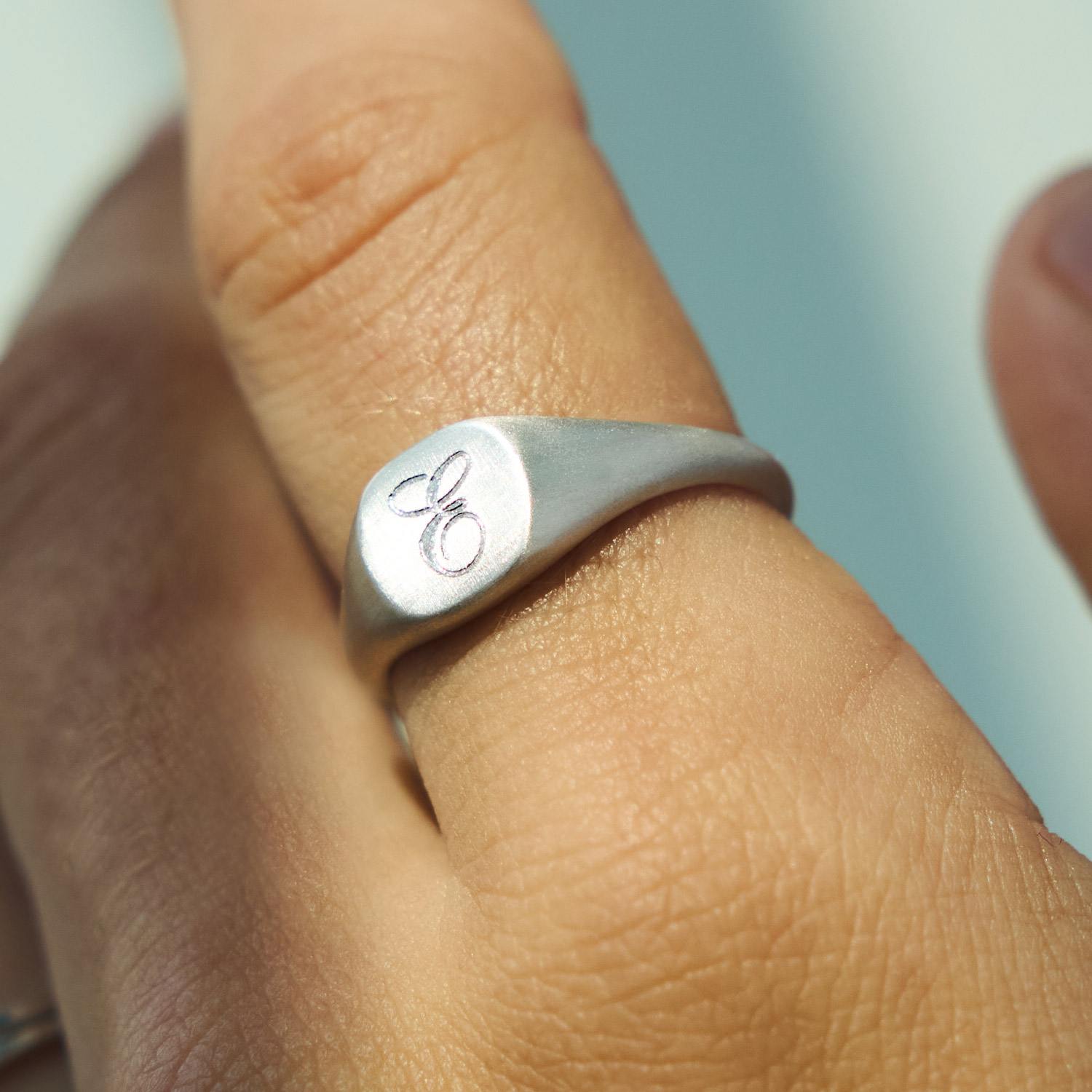 Catbird Jewelry - Diver Signet Ring, Sterling Silver