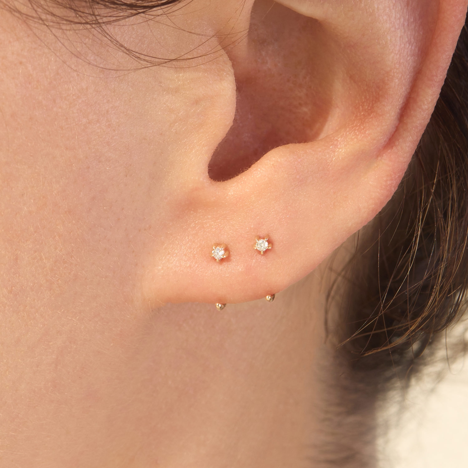 Perfect Diamond Hoop Set