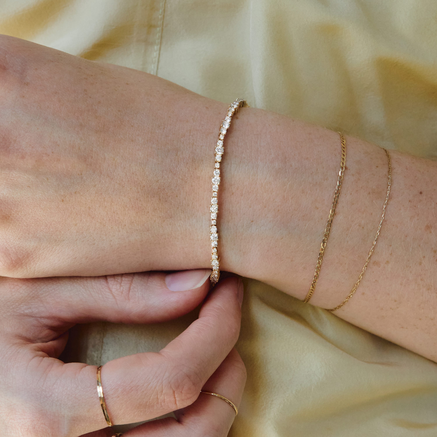 Catbird Jewelry - Ondine Diamond Tennis Bracelet