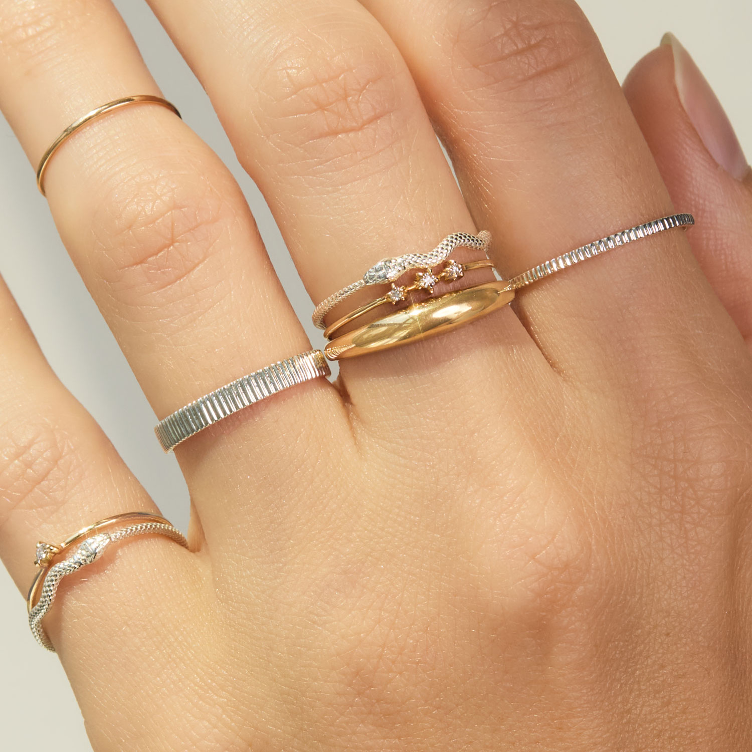 Catbird Jewelry - Petite Silver Fountain Ring