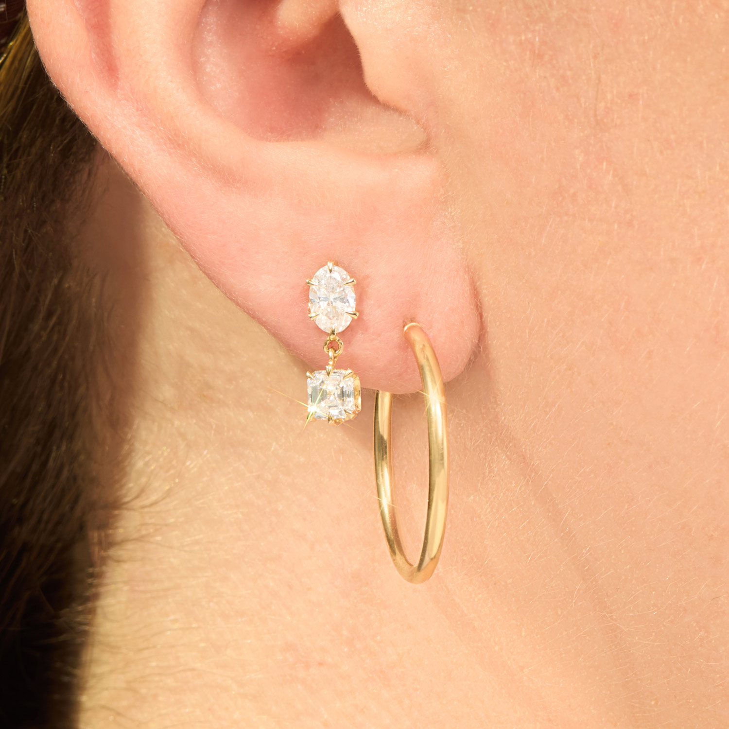 Catbird Jewelry - Cinema Lab-Grown Diamond Drop Earring (single)