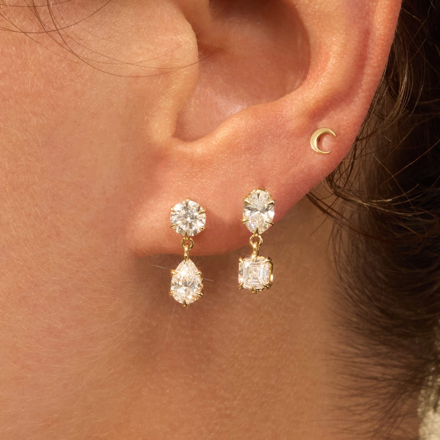 Catbird Jewelry - Cinema Lab-Grown Diamond Drop Earring (single)