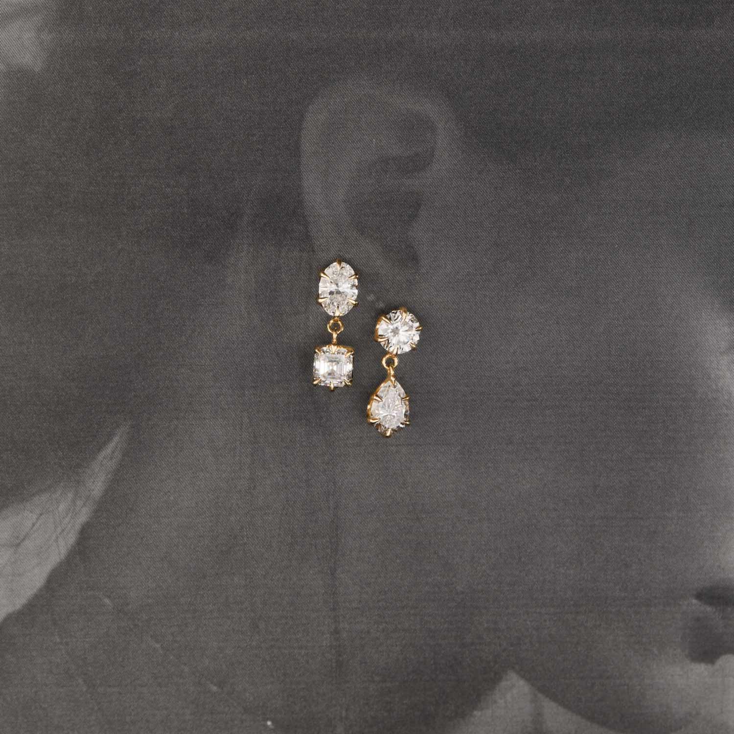 Catbird Jewelry - Cinema Lab-Grown Diamond Drop Earring (single)