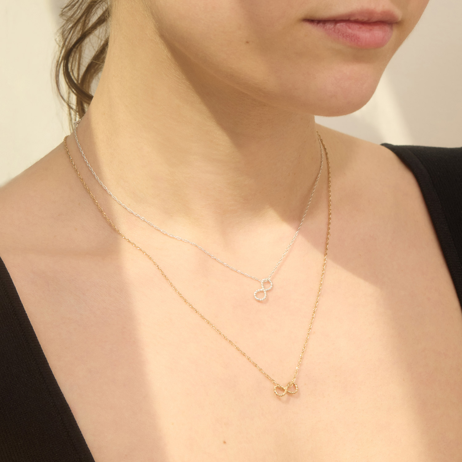 Catbird | The Summer I Turned Pretty - Love Knot Gold Infinity Charm