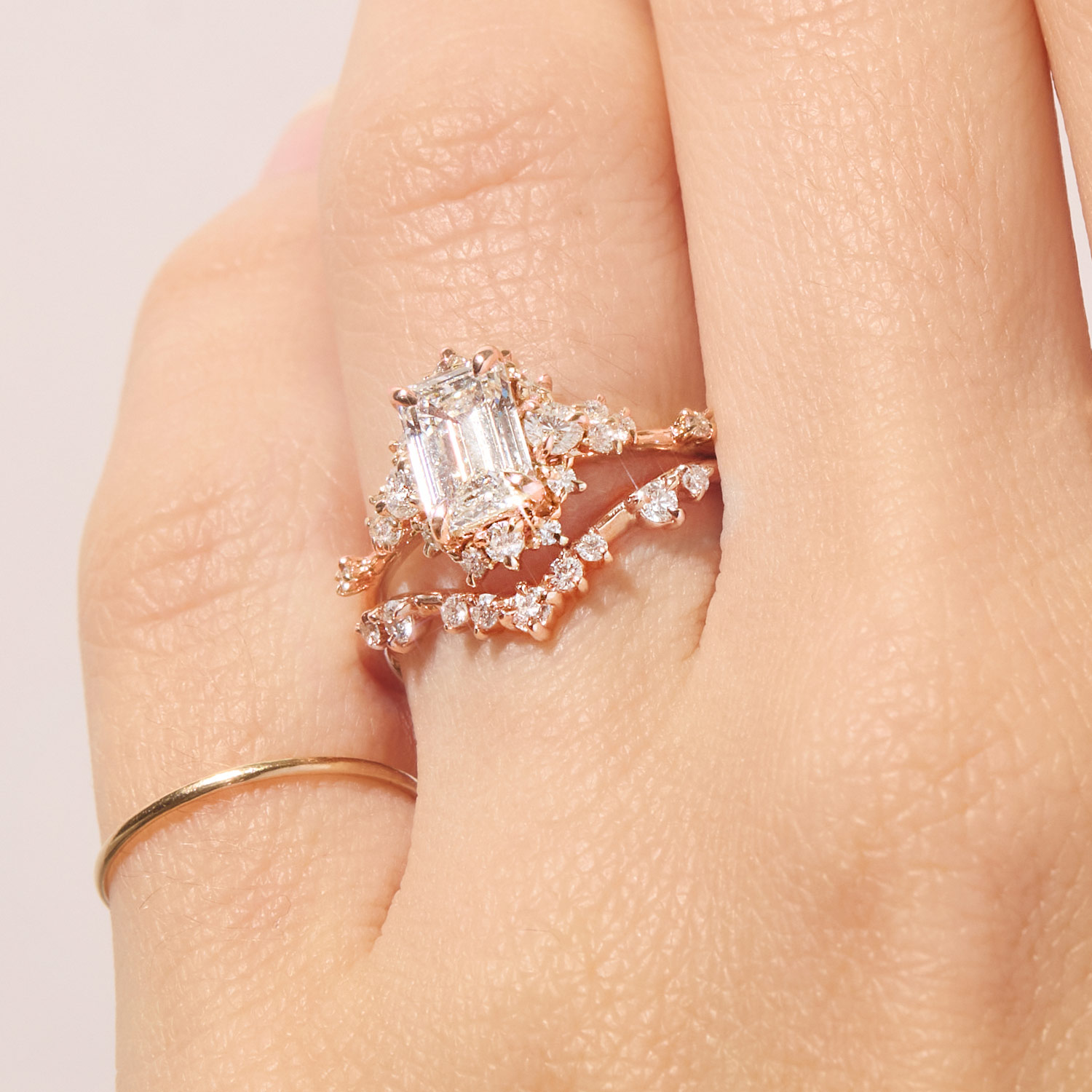 Catbird Jewelry - Night at the Ballet Diamond Ring, Emerald Cut