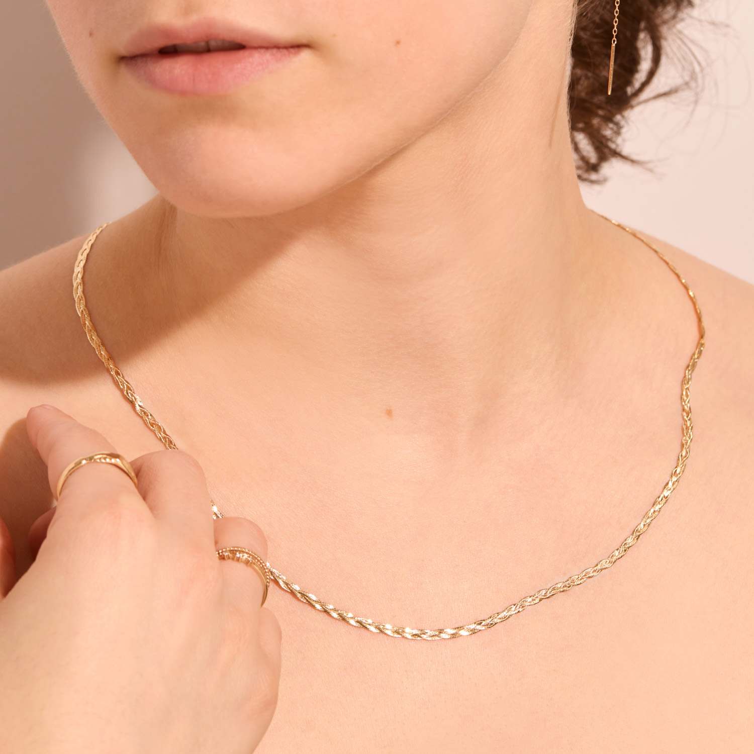 Jenny Slate x Catbird - Entwined Braided Chain Necklace