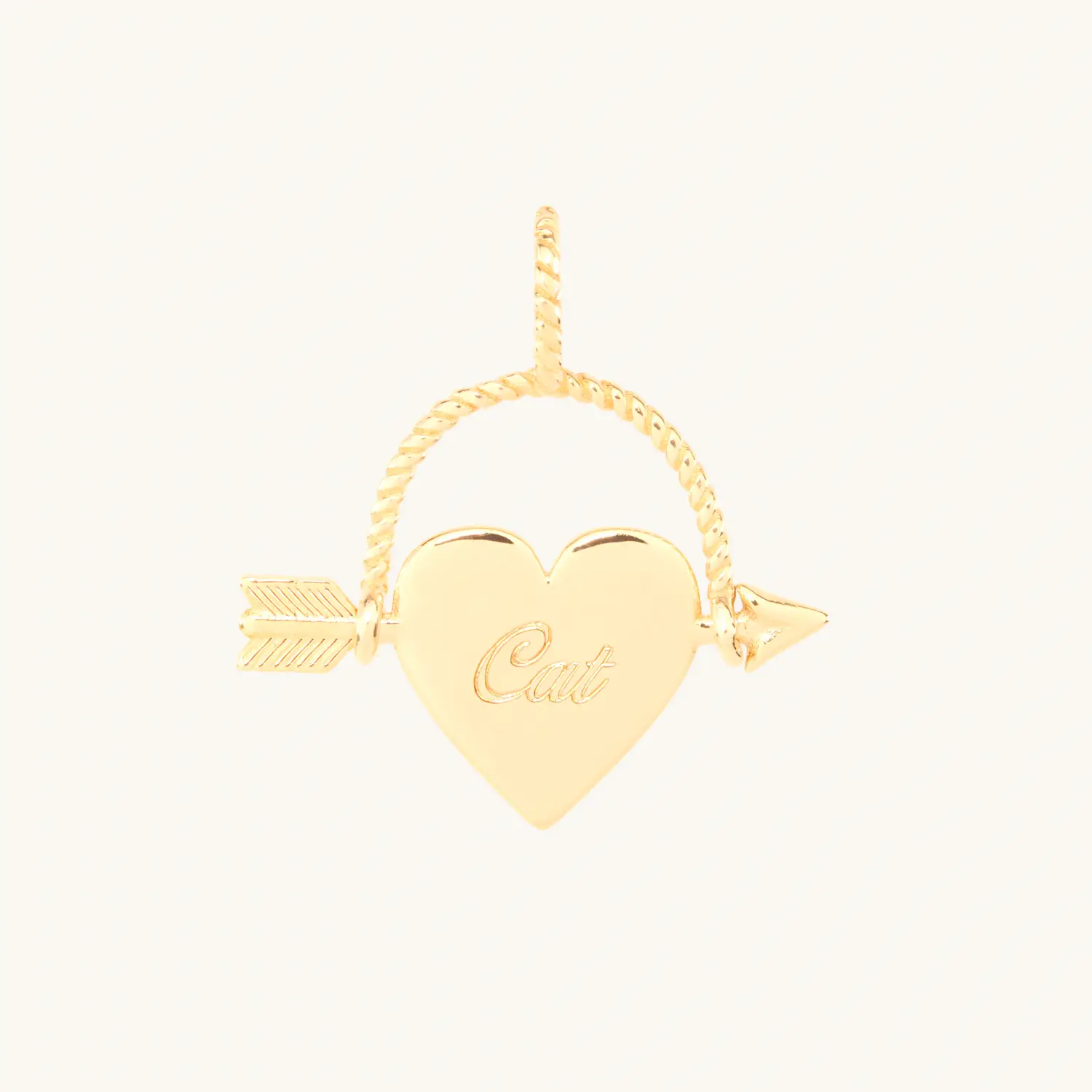 Jenny Slate x Catbird - Beloved Heart Spinner Charm