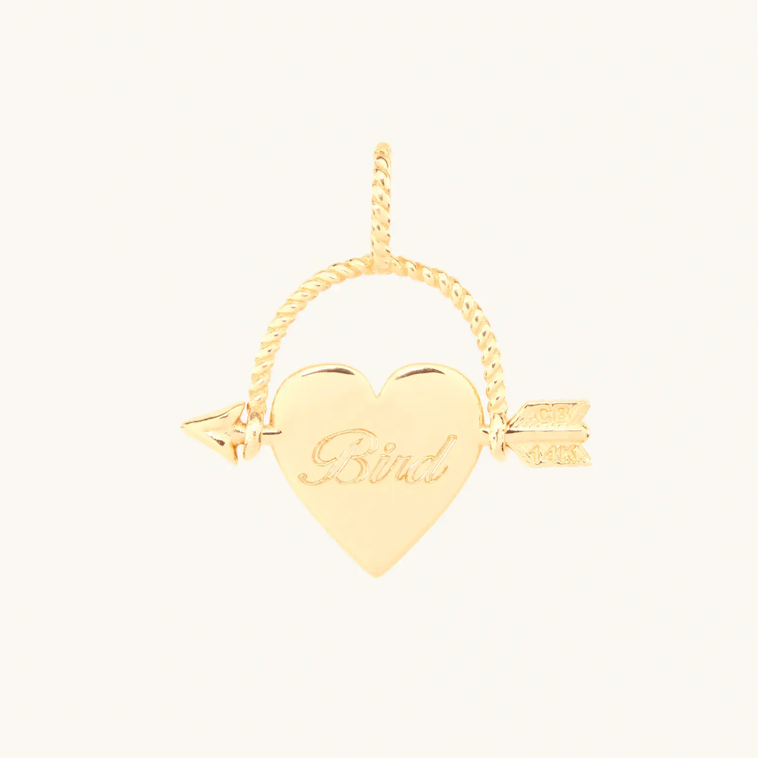 Jenny Slate x Catbird - Beloved Heart Spinner Charm