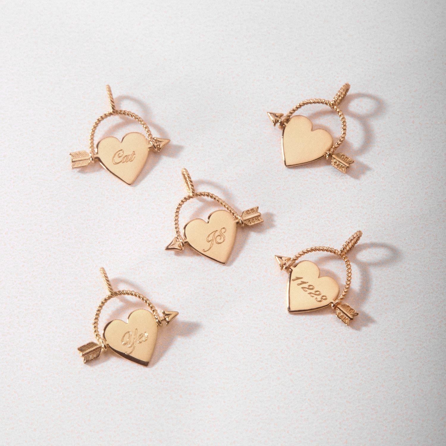 Jenny Slate x Catbird - Beloved Heart Spinner Charm