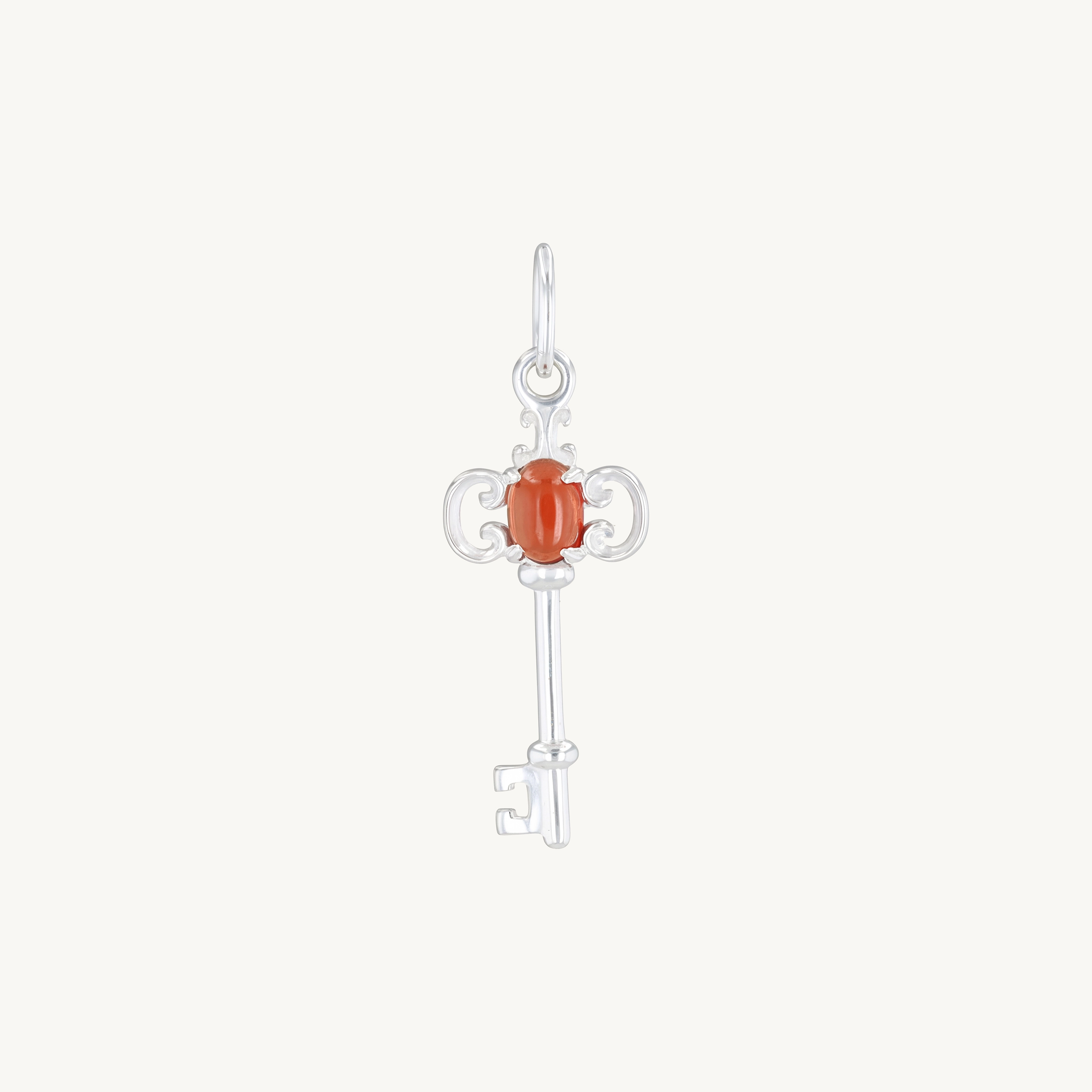 Hidden Key Silver Charm | Catbird x Clairo