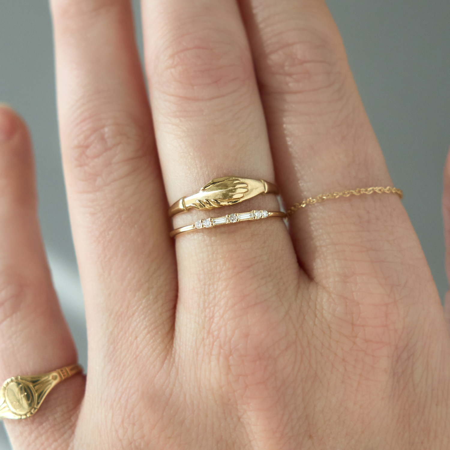 Paw de Deux Gold Ring | Clairo x Catbird