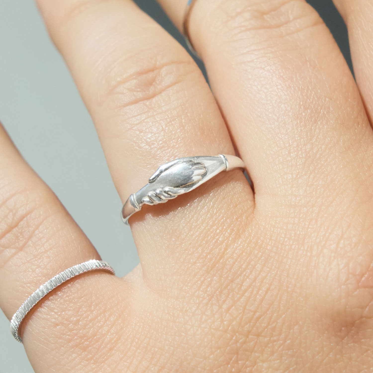 Paw de Deux Silver Ring | Clairo x Catbird