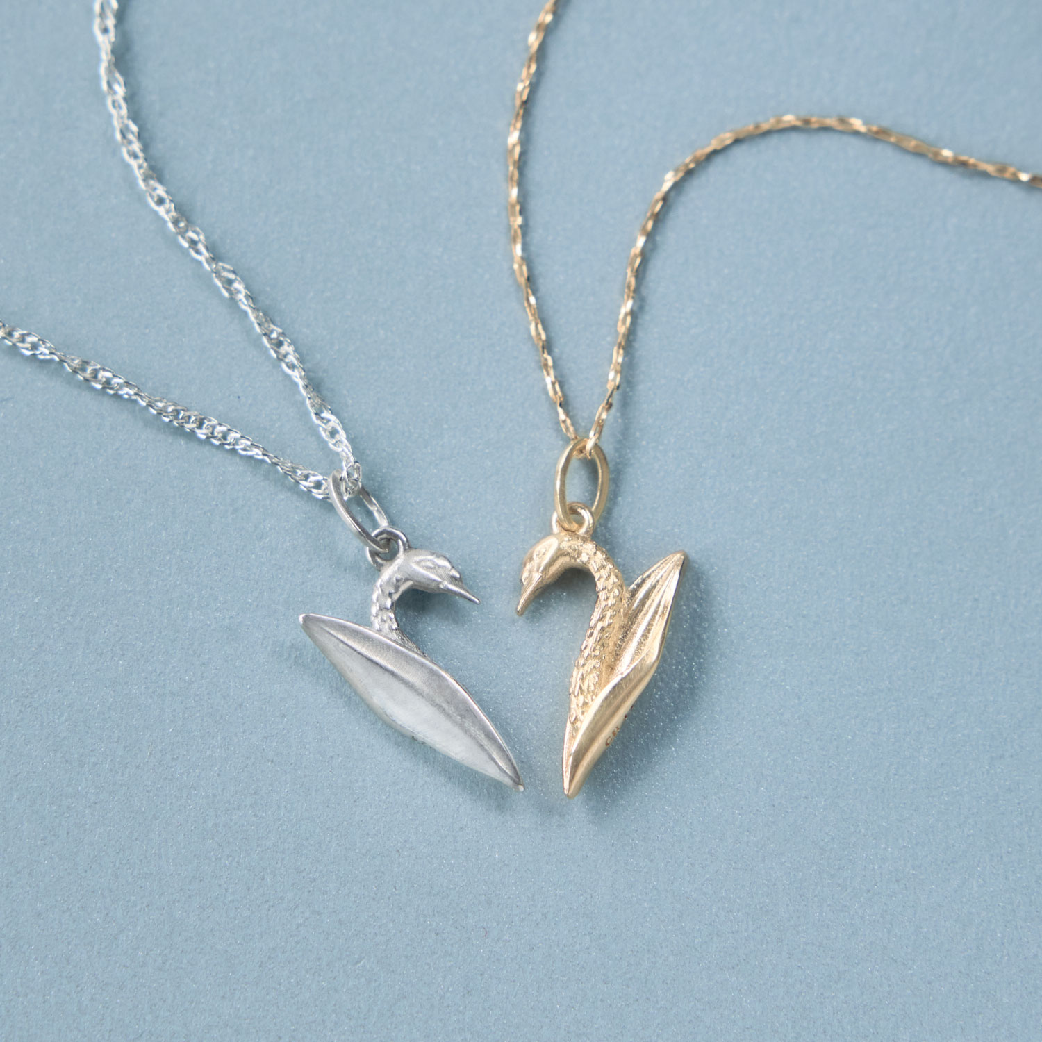 Mend Me Swan Silver Charm | Clairo x Catbird