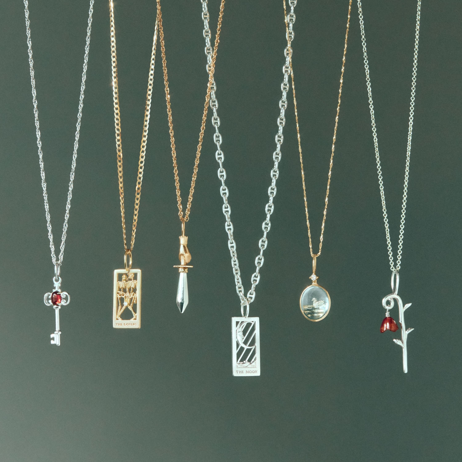 Hidden Key Silver Charm | Catbird x Clairo