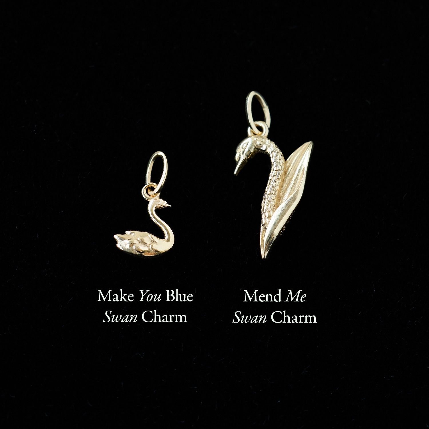 Clairo x Catbird - Make You Blue Swan Charm