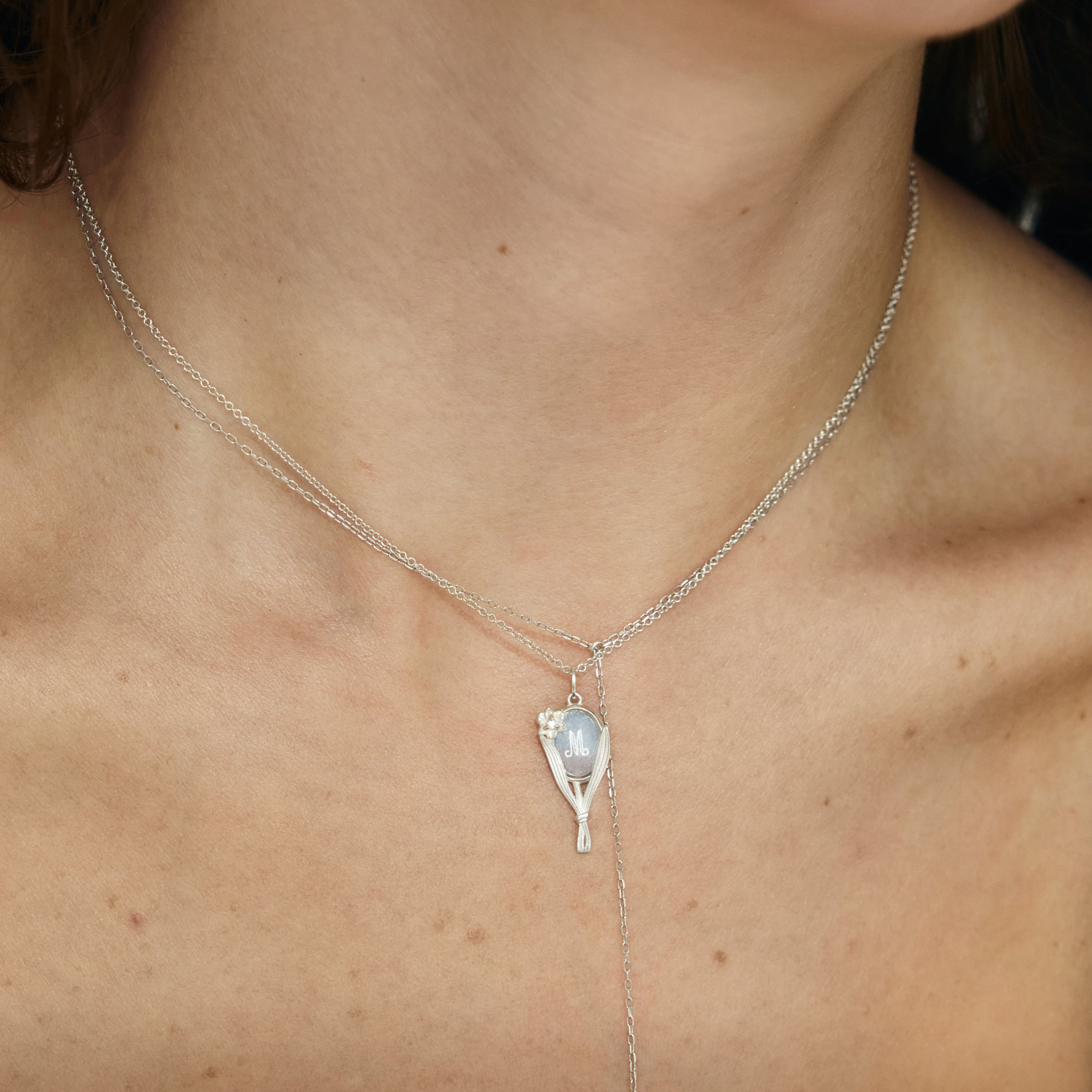 Chained to my Reflection Silver Charm | Catbird x Japanese Breakfast