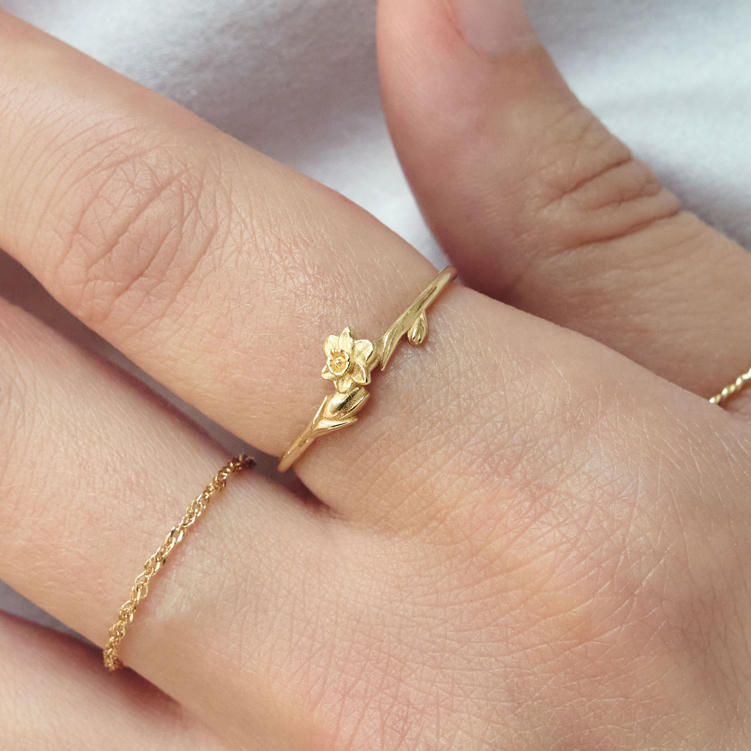 Flowers in a Vase Gold Ring | Catbird x Japanese Breakfast