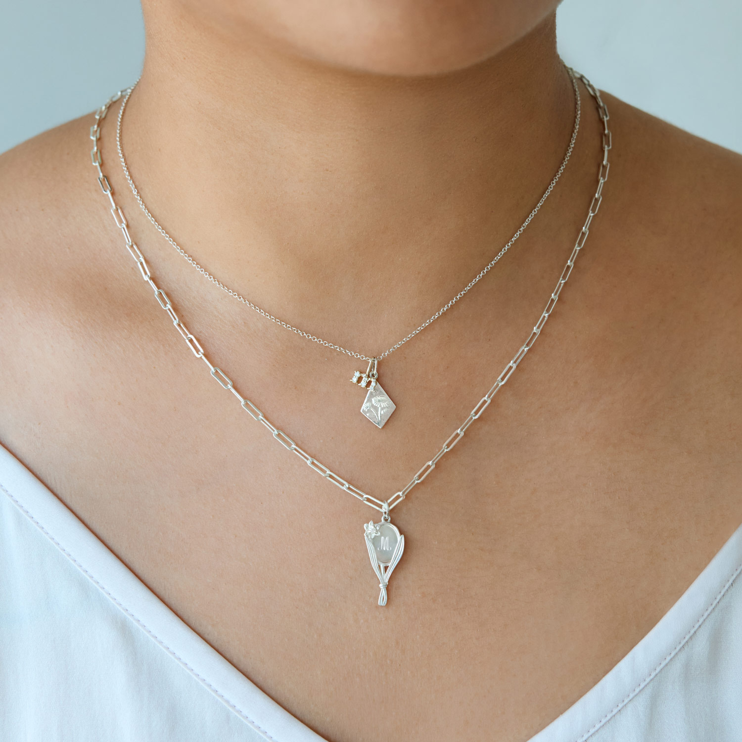 Chained to my Reflection Silver Charm | Catbird x Japanese Breakfast