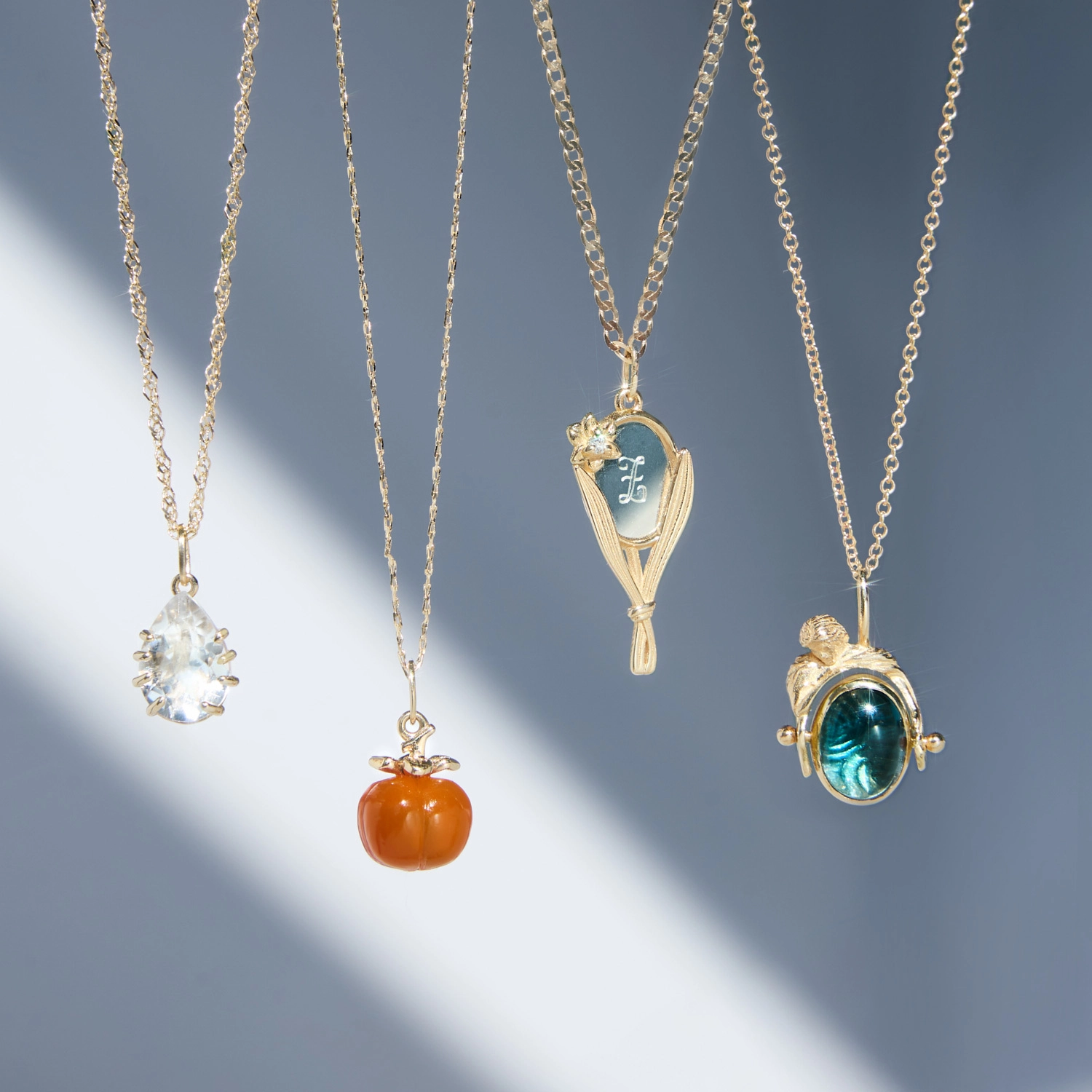 Chained to my Reflection Gold Charm | Catbird x Japanese Breakfast