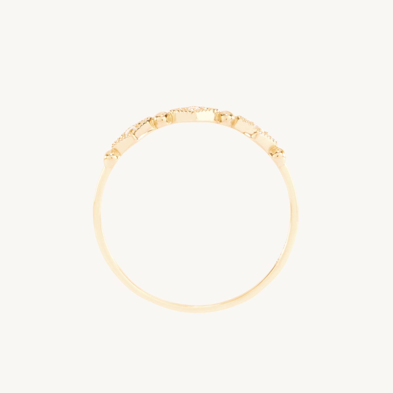 Laufey x Catbird - Cuckoo Ballet Diamond Ring, Yellow Gold