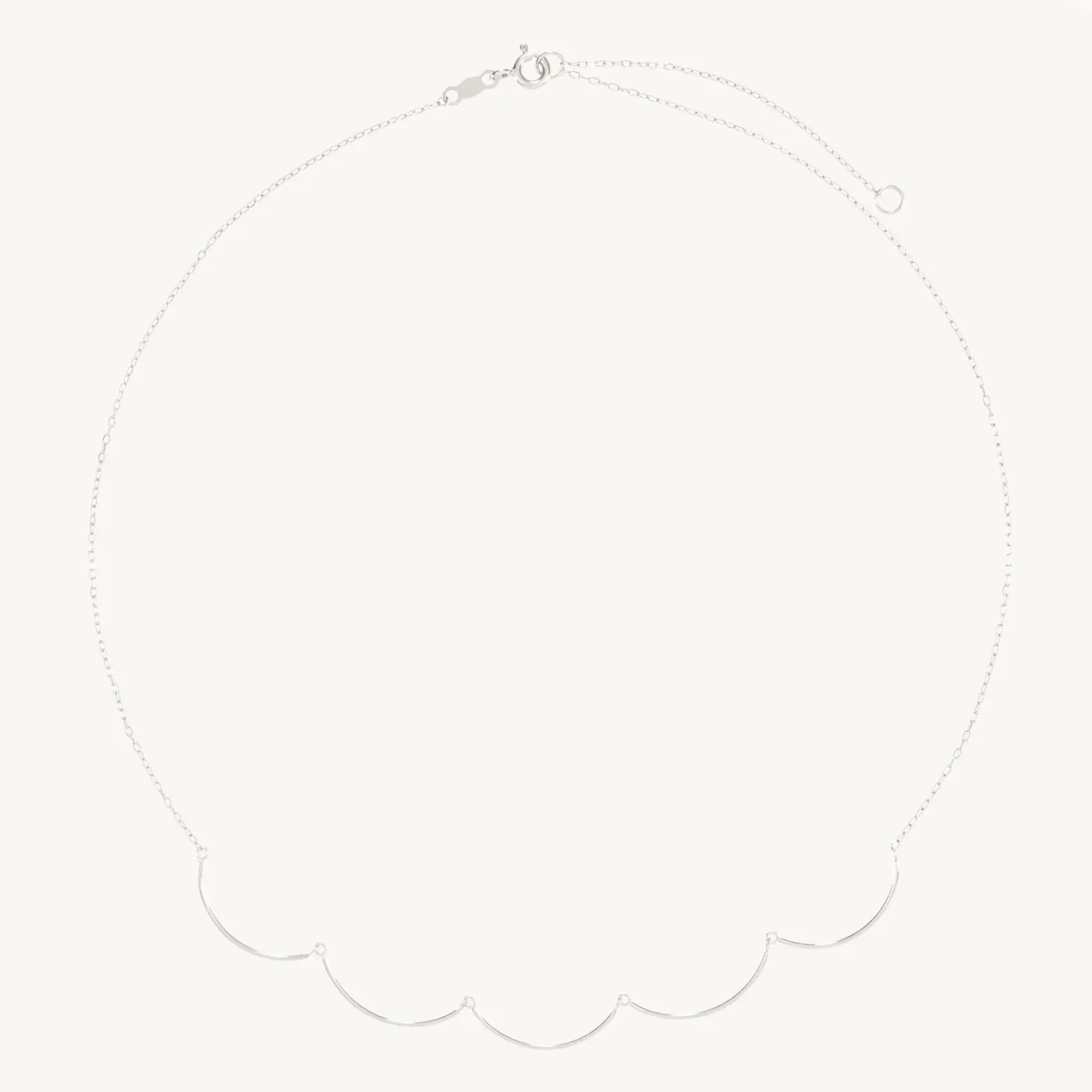 Laufey x Catbird - Theater Curtain Necklace, Silver