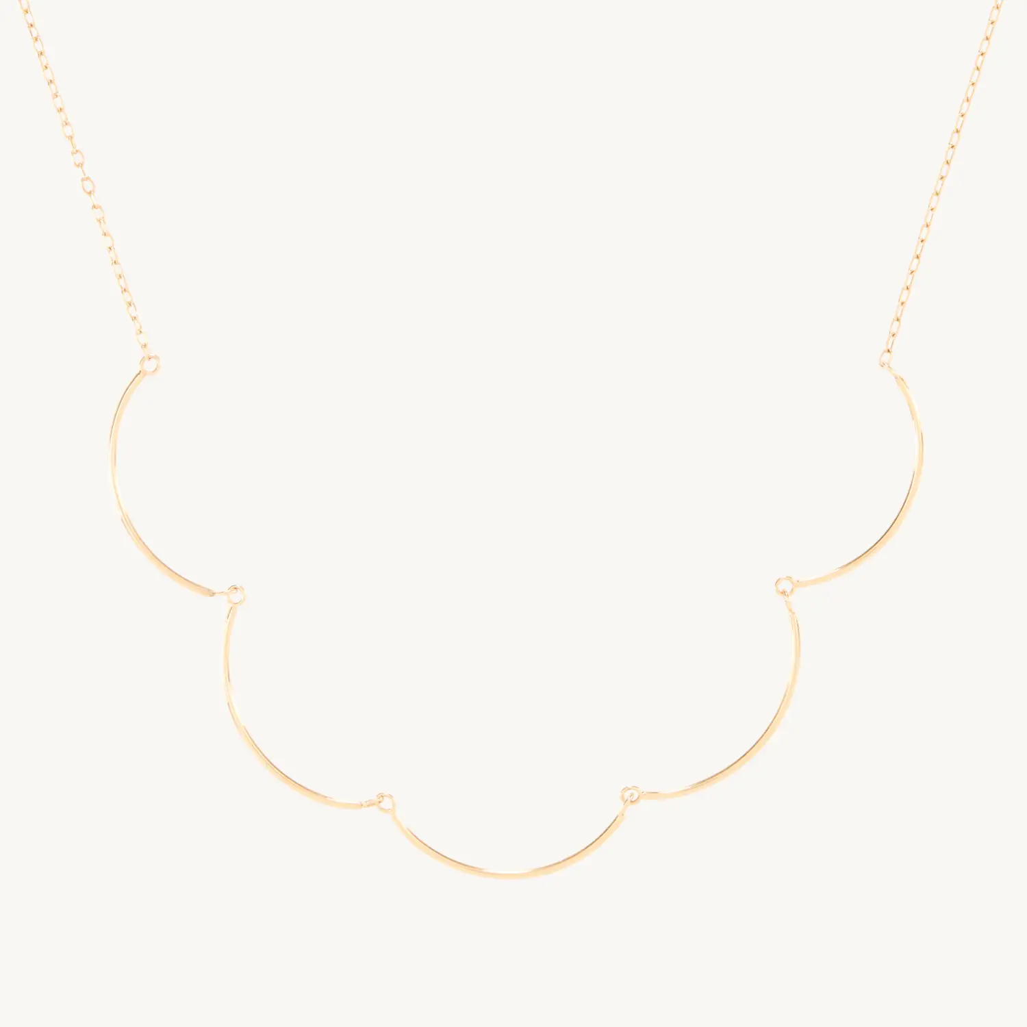 Laufey x Catbird - Theater Curtain Necklace, Yellow Gold