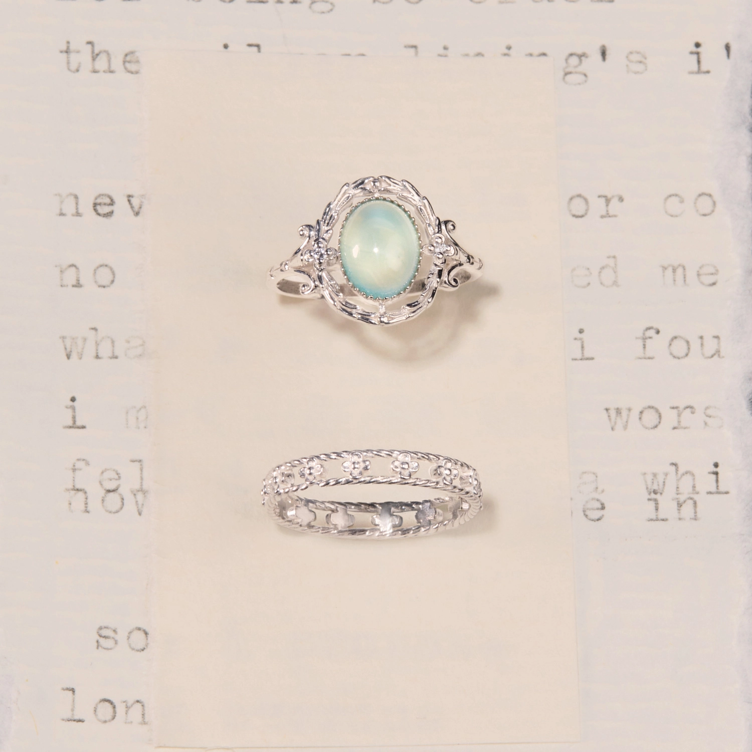 Laufey x Catbird - Sweeter Pastures Silver Ring