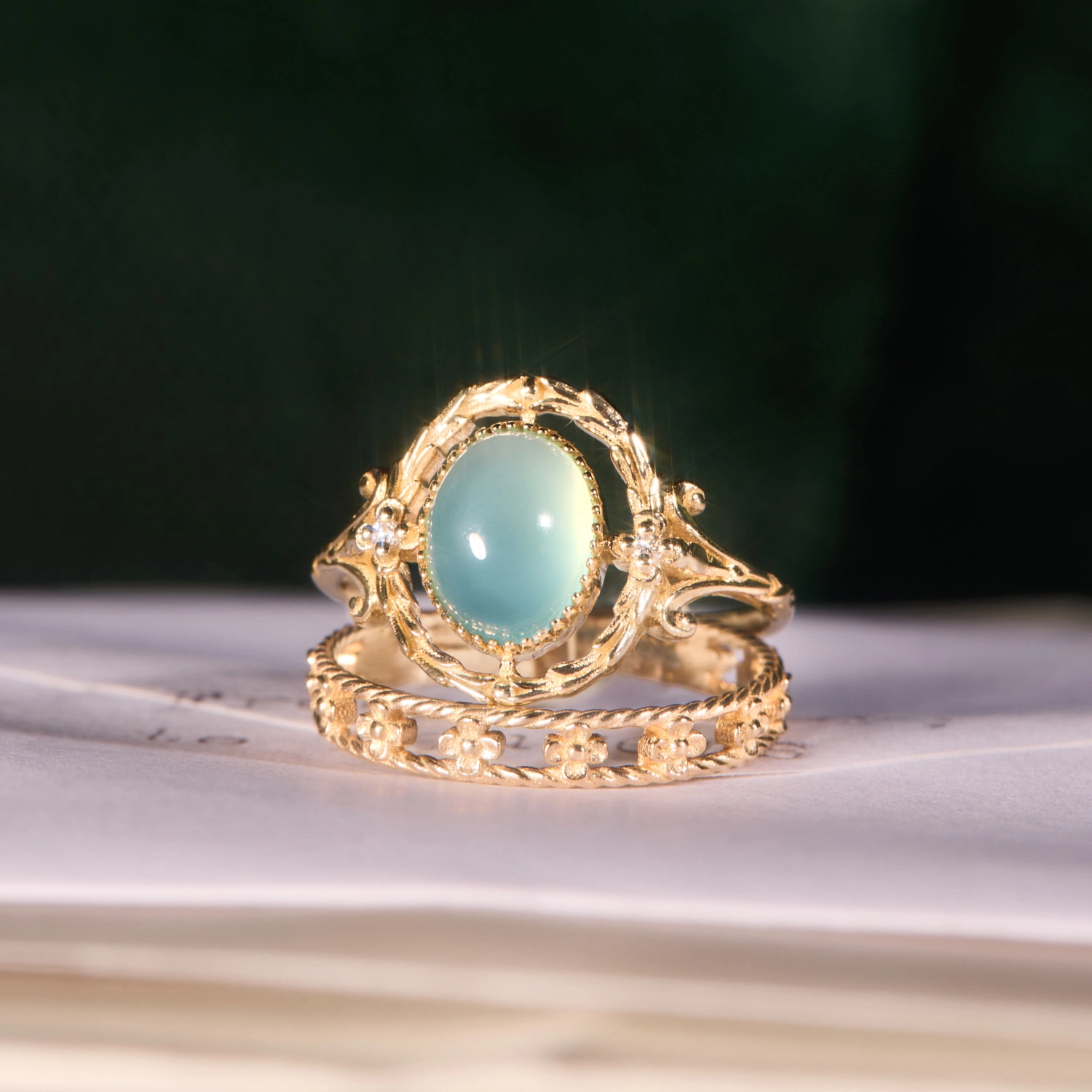 Laufey x Catbird - Sweeter Pastures Gold Ring