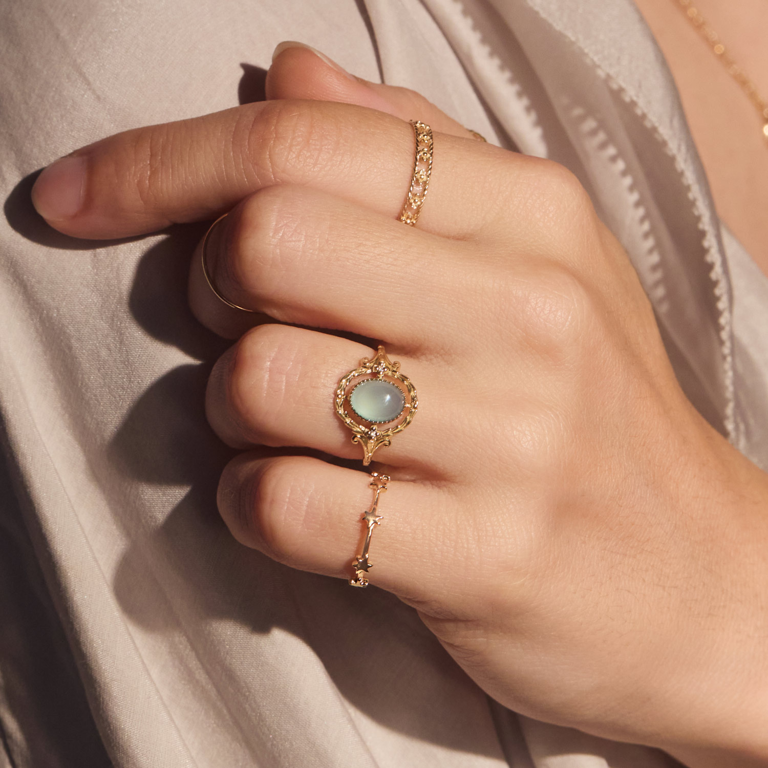 Laufey x Catbird - Sweeter Pastures Gold Ring