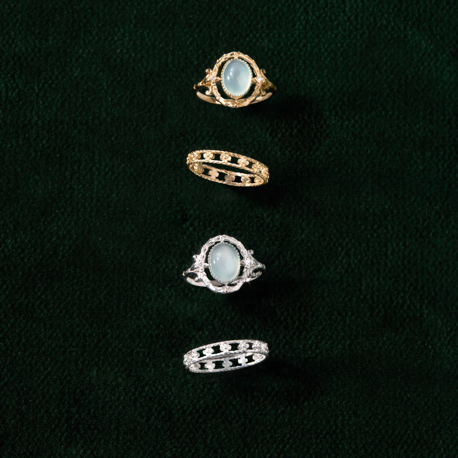 Laufey x Catbird - Forget Me Not Silver Ring