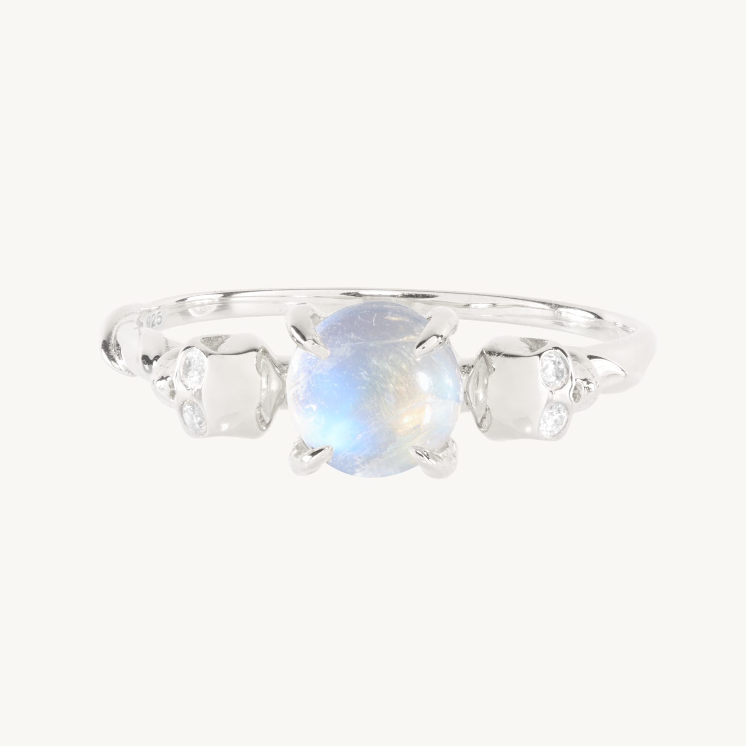 Laufey x Catbird - Love You Forever Skull Ring, Silver