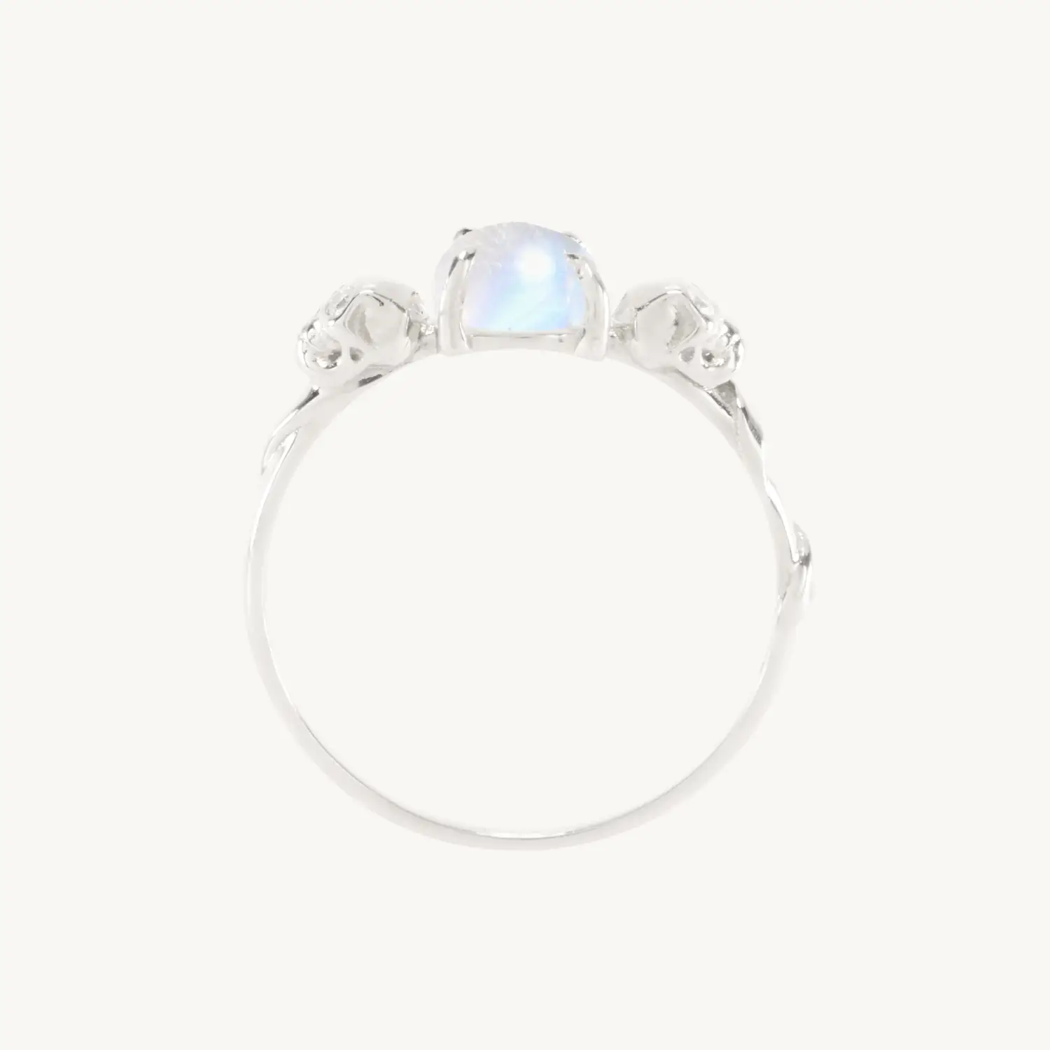 Laufey x Catbird - Love You Forever Skull Ring, Silver