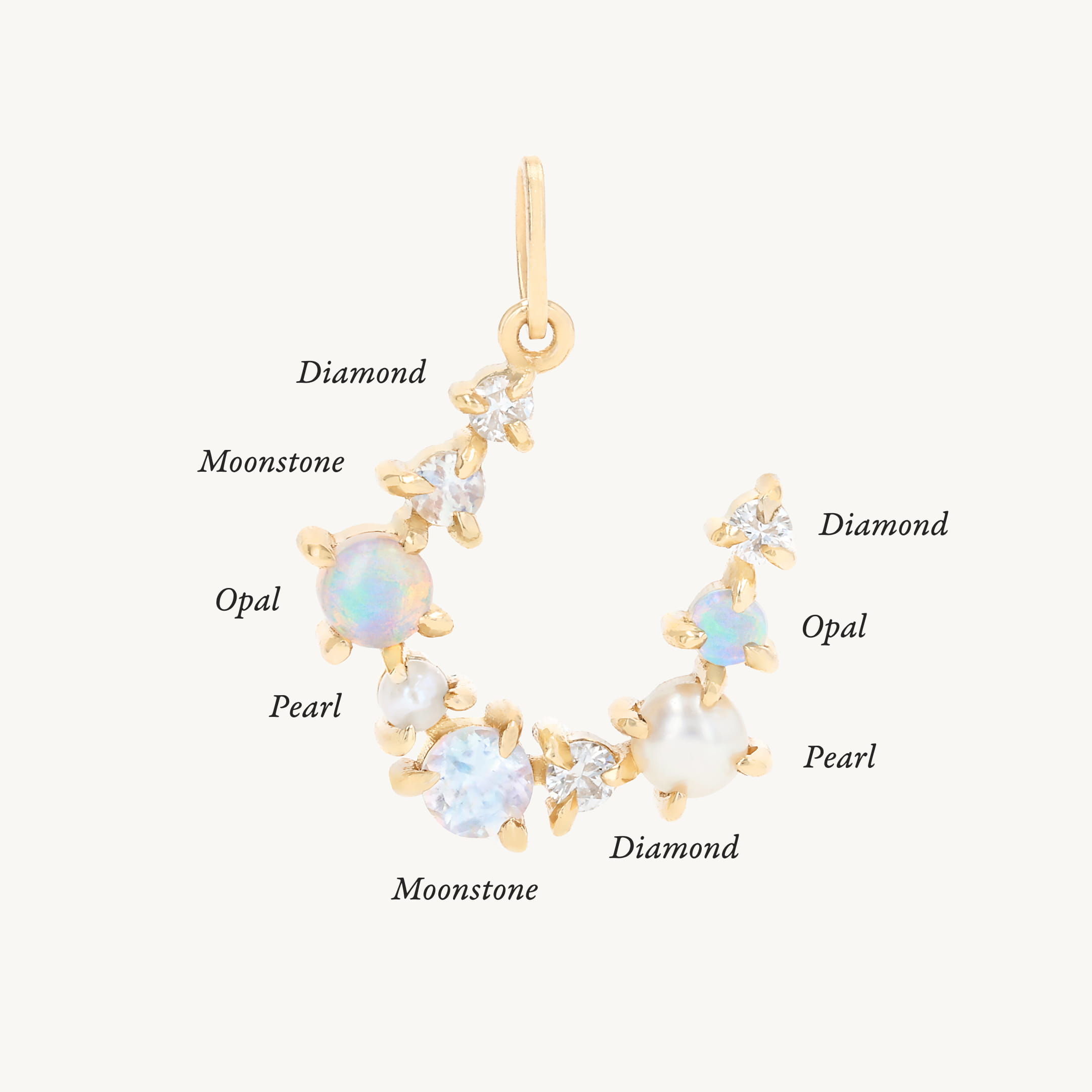 Leith Clark x Catbird - Unicorn Horseshoe Charm