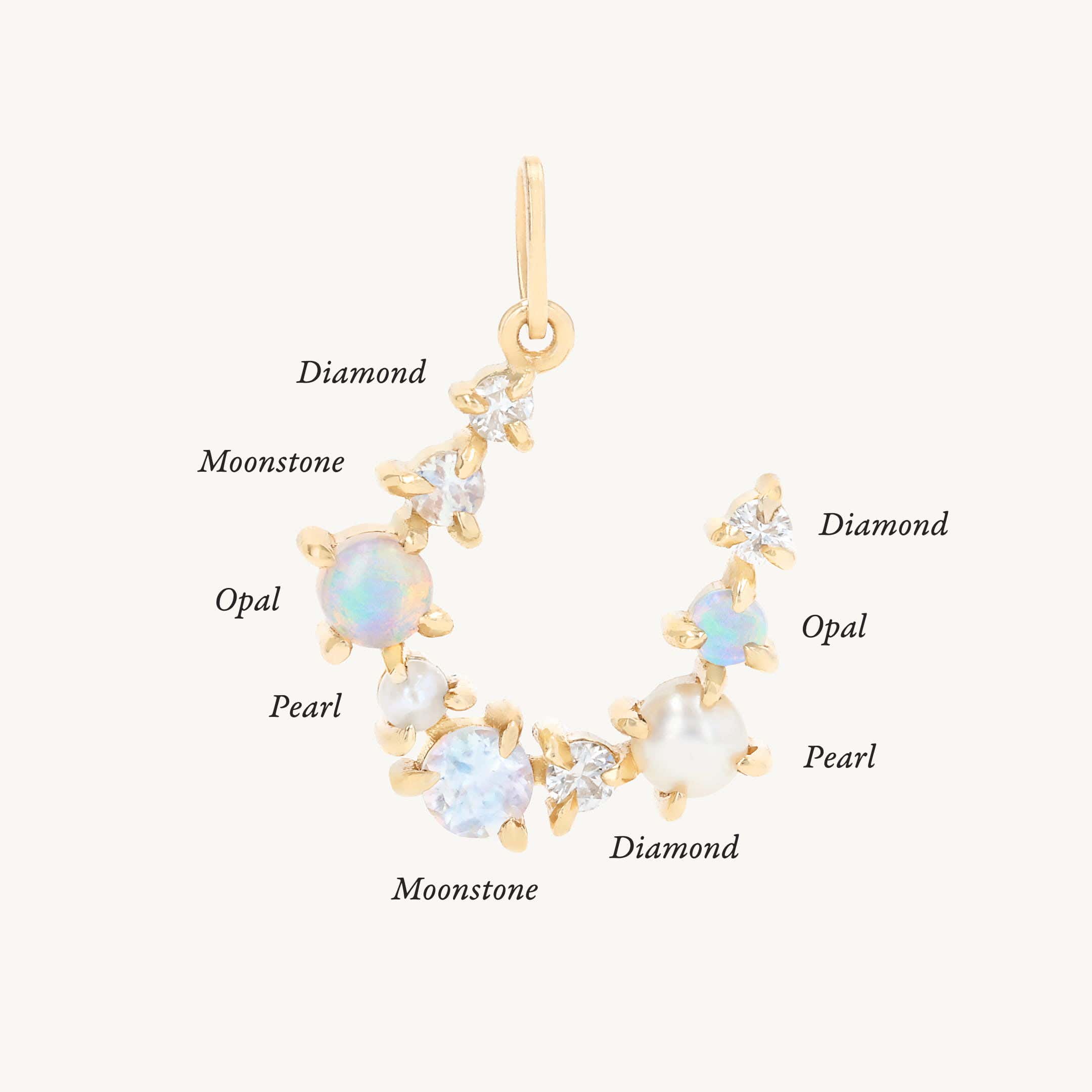Leith Clark x Catbird - Unicorn Horseshoe Charm