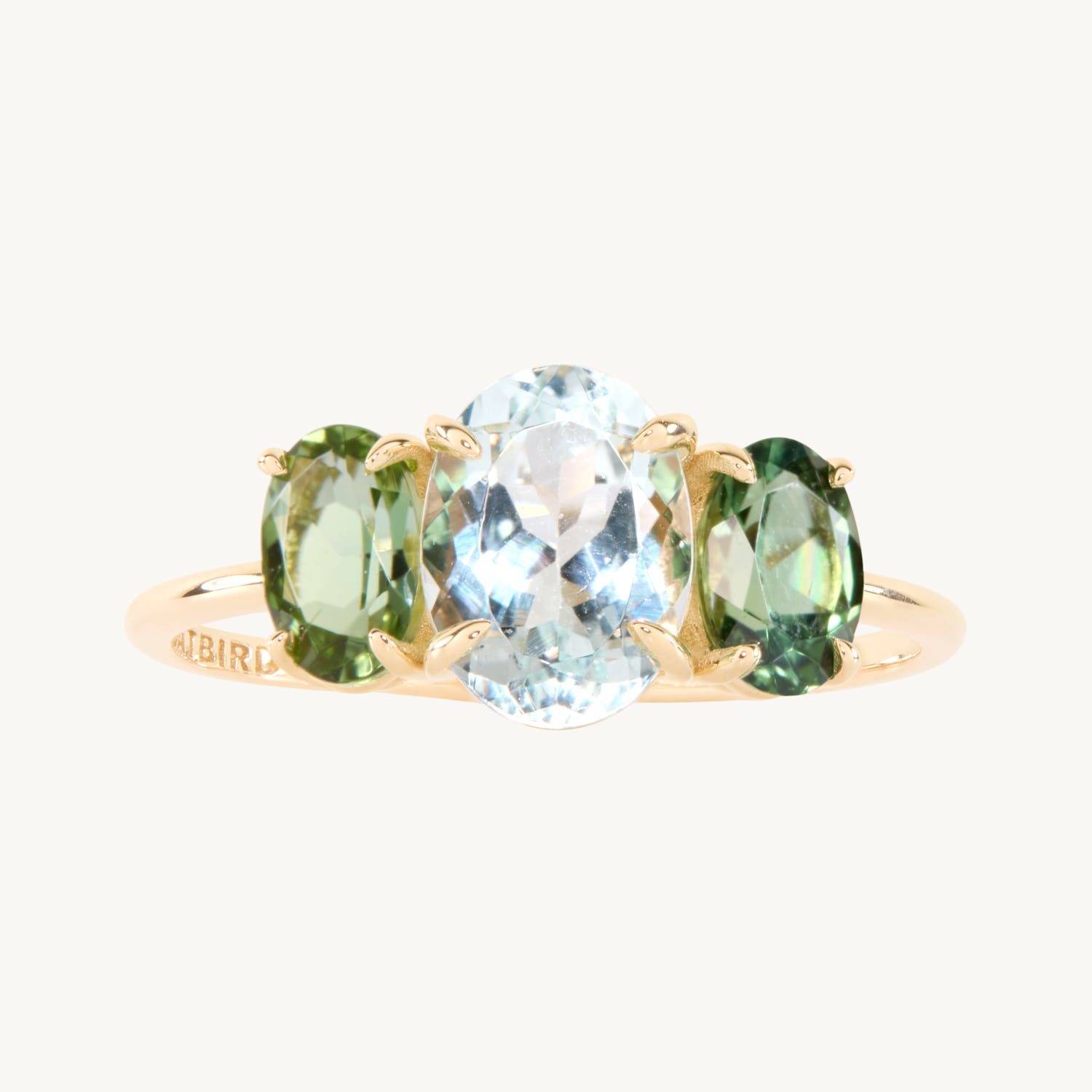 Catbird x Vito’s Gems - Mrs. Randolph’s Ring, Quartz and Tourmaline