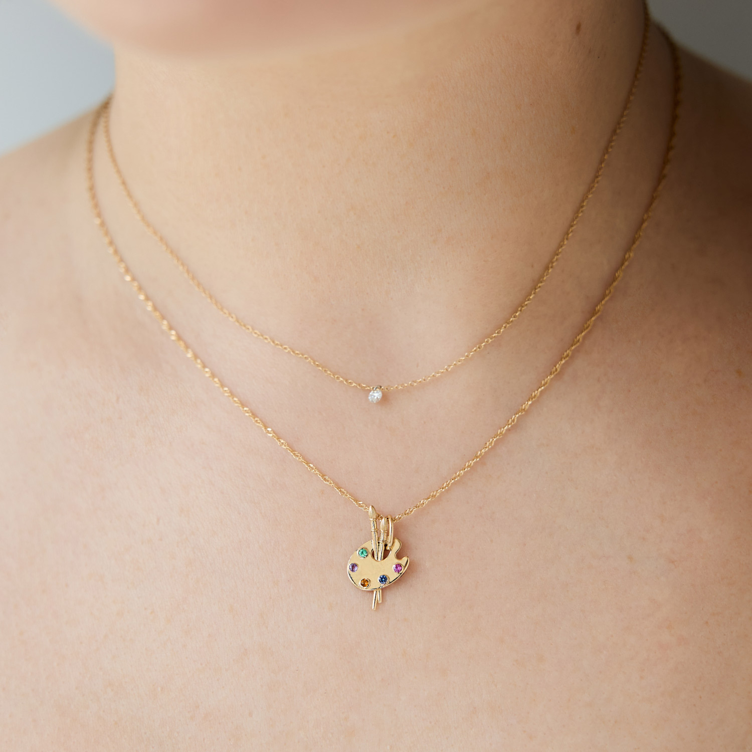Catbird x Vito&rsquo;s Gems - Vito&rsquo;s Painter Palette Charm