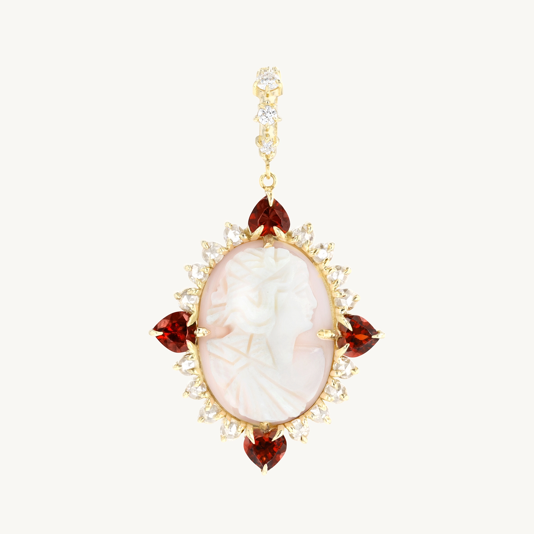 Catbird x Vito&rsquo;s Gems - Martha's Cameo in Love Pendant