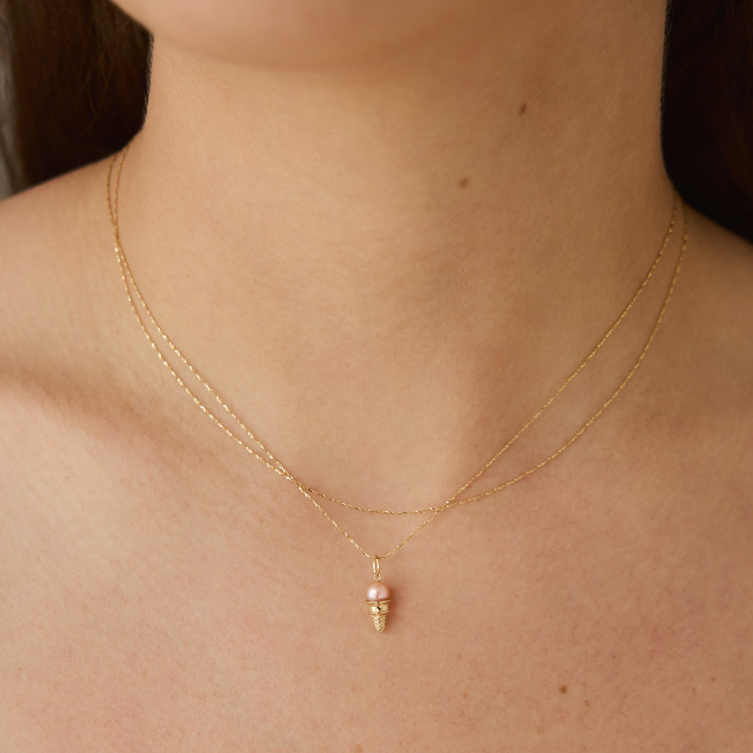 Catbird Jewelry - Pearl Ice Cream Charm