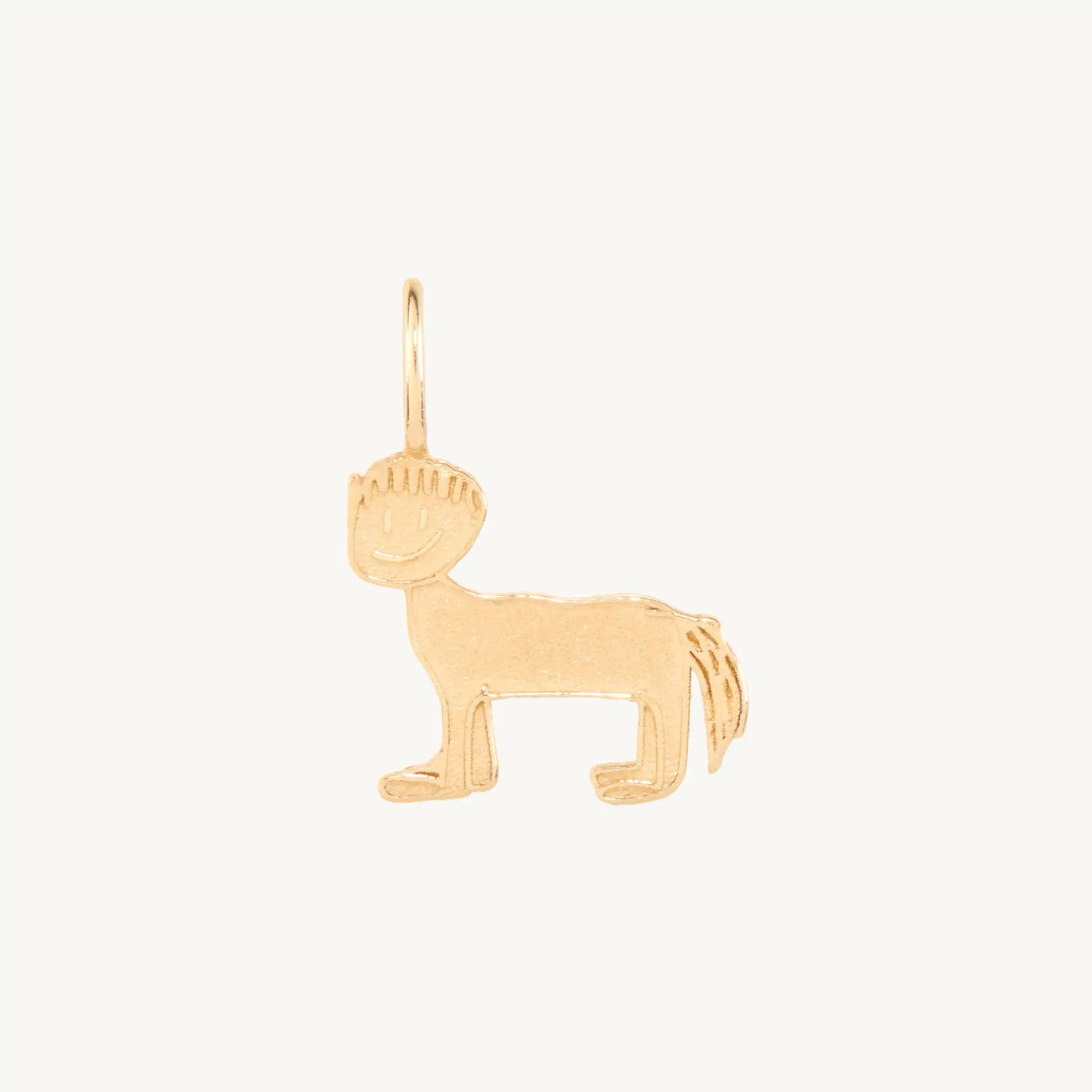 Del Water Gap x Catbird - Horse with a Bowl Cut Gold Charm