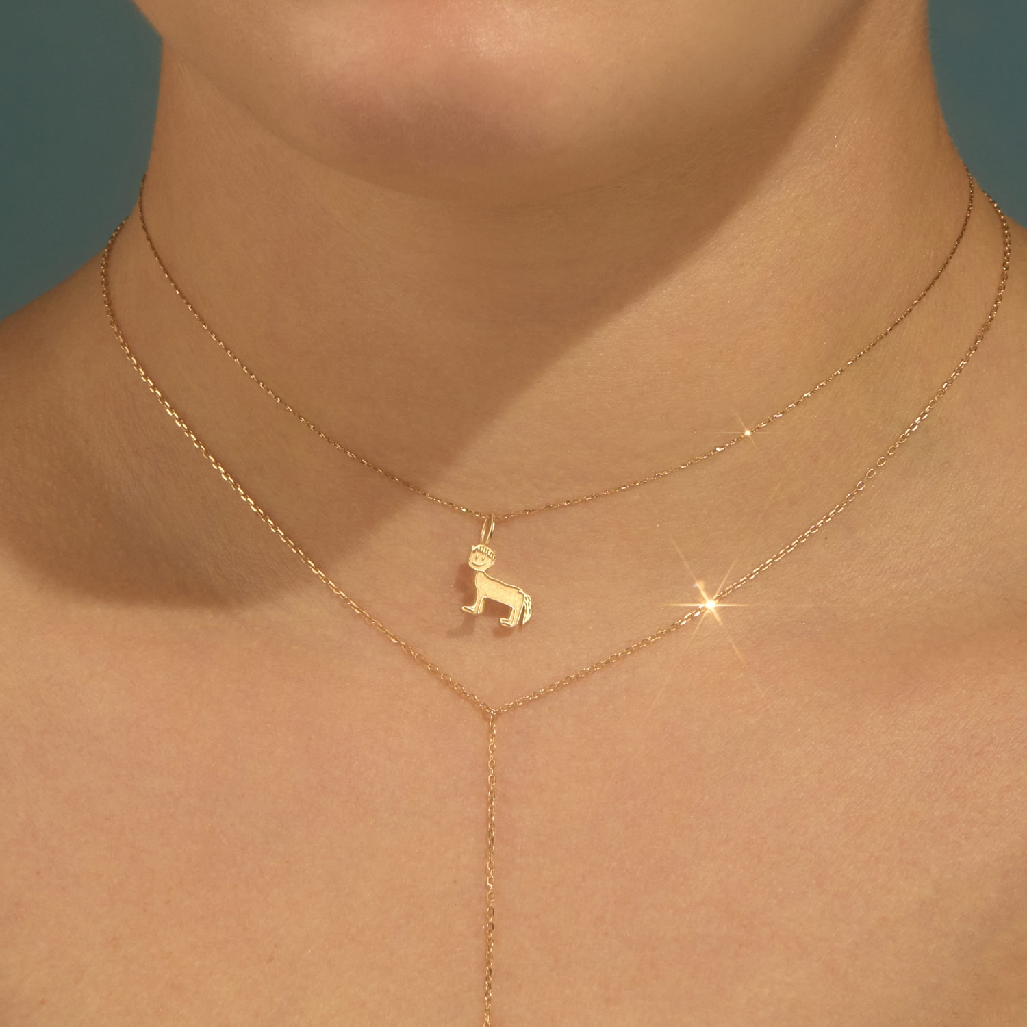 Del Water Gap x Catbird - Horse with a Bowl Cut Gold Charm
