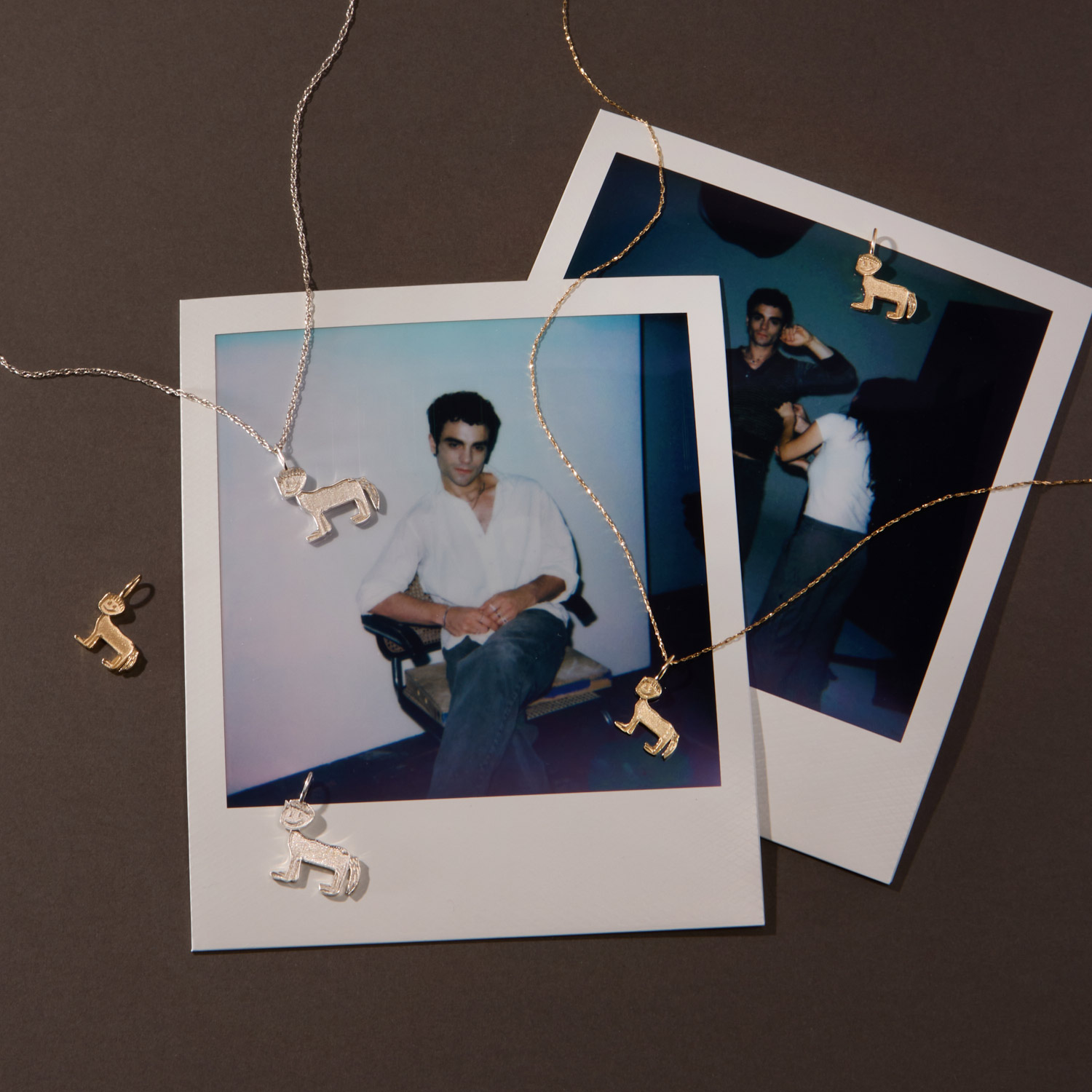 Del Water Gap x Catbird - Horse with a Bowl Cut Gold Charm