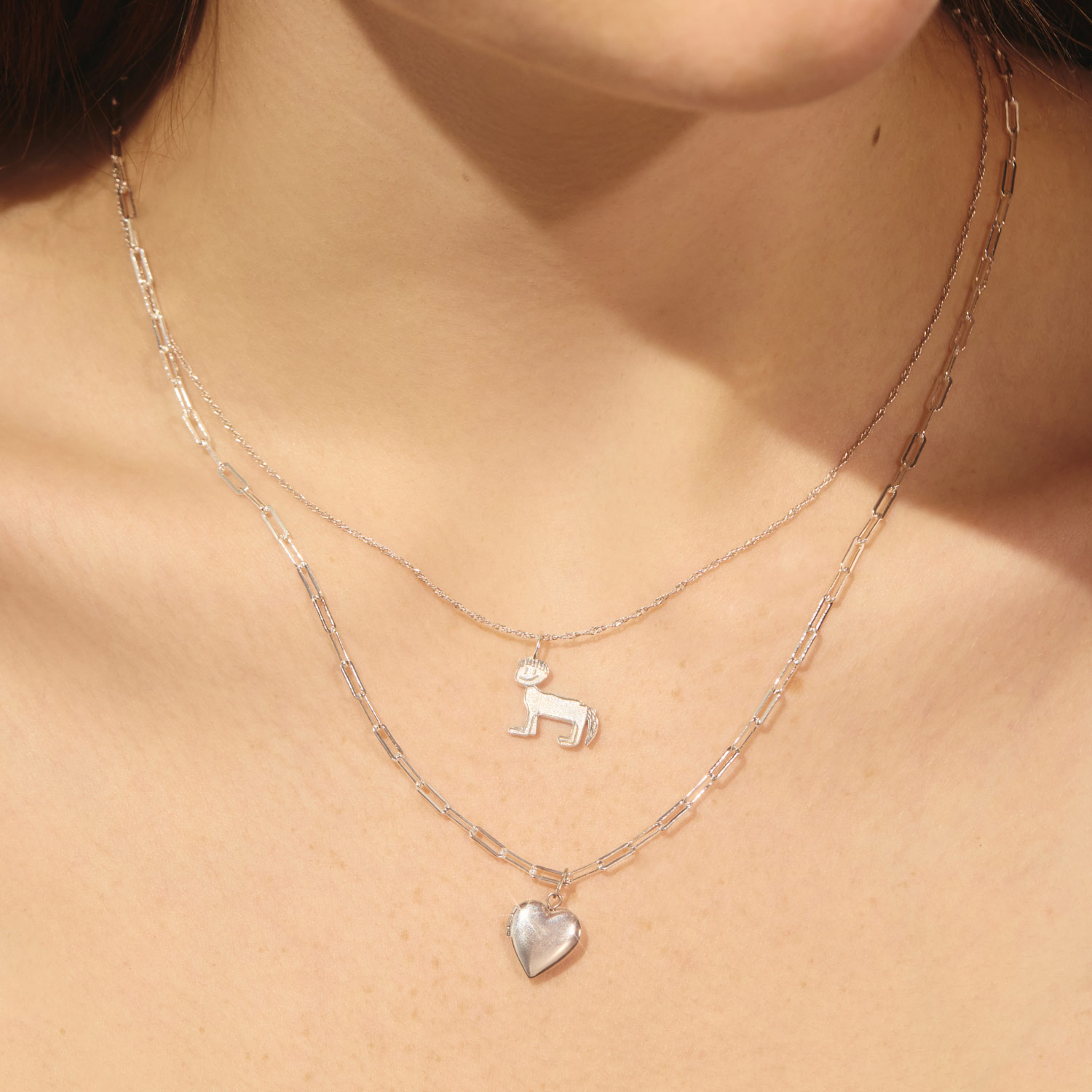 Del Water Gap x Catbird - Horse with a Bowl Cut Silver Charm