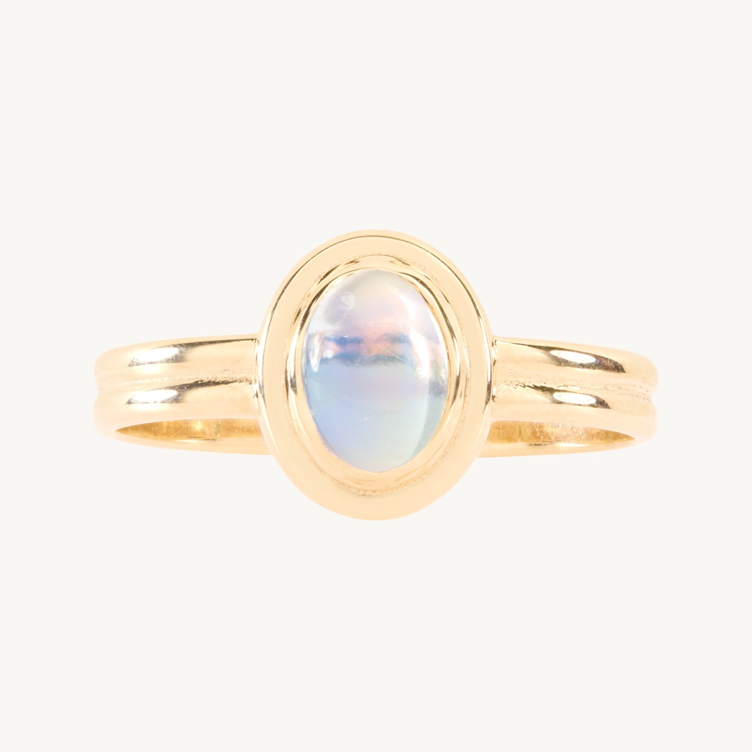 Silver Screen Moonstone 10k Gold Ring | Catbird x Heidi Bivens