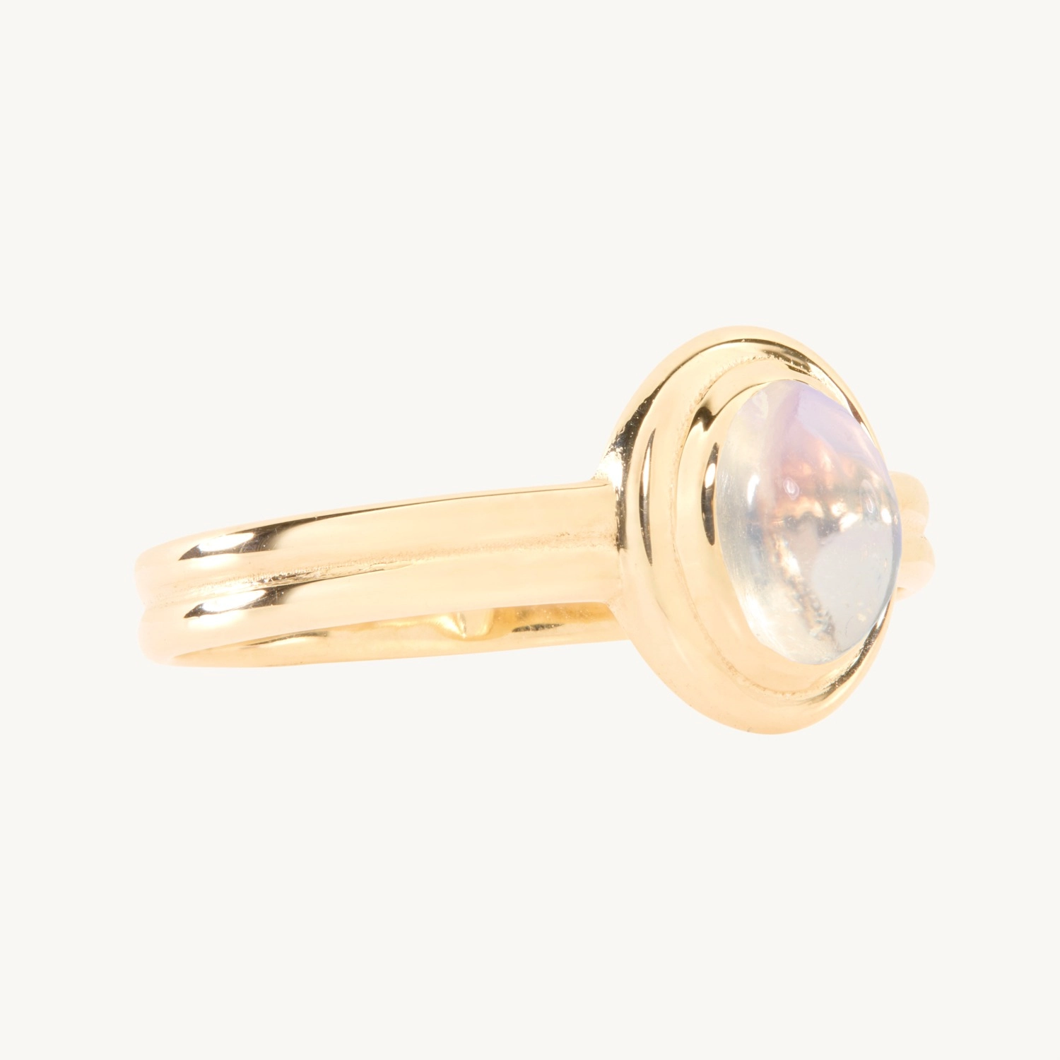 Silver Screen Moonstone 10k Gold Ring | Catbird x Heidi Bivens