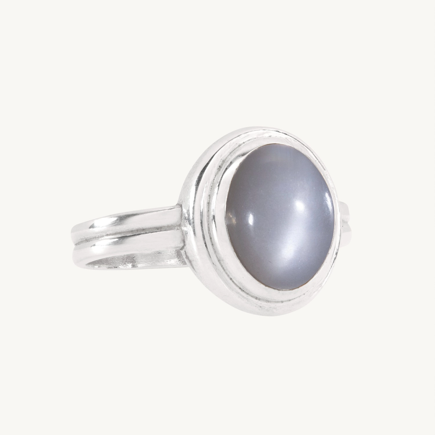 Silver Screen Moonstone Ring, Silver | Catbird x Heidi Bivens